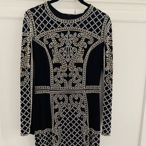 Xscape beaded cocktail dress. Worn once. Size 6.